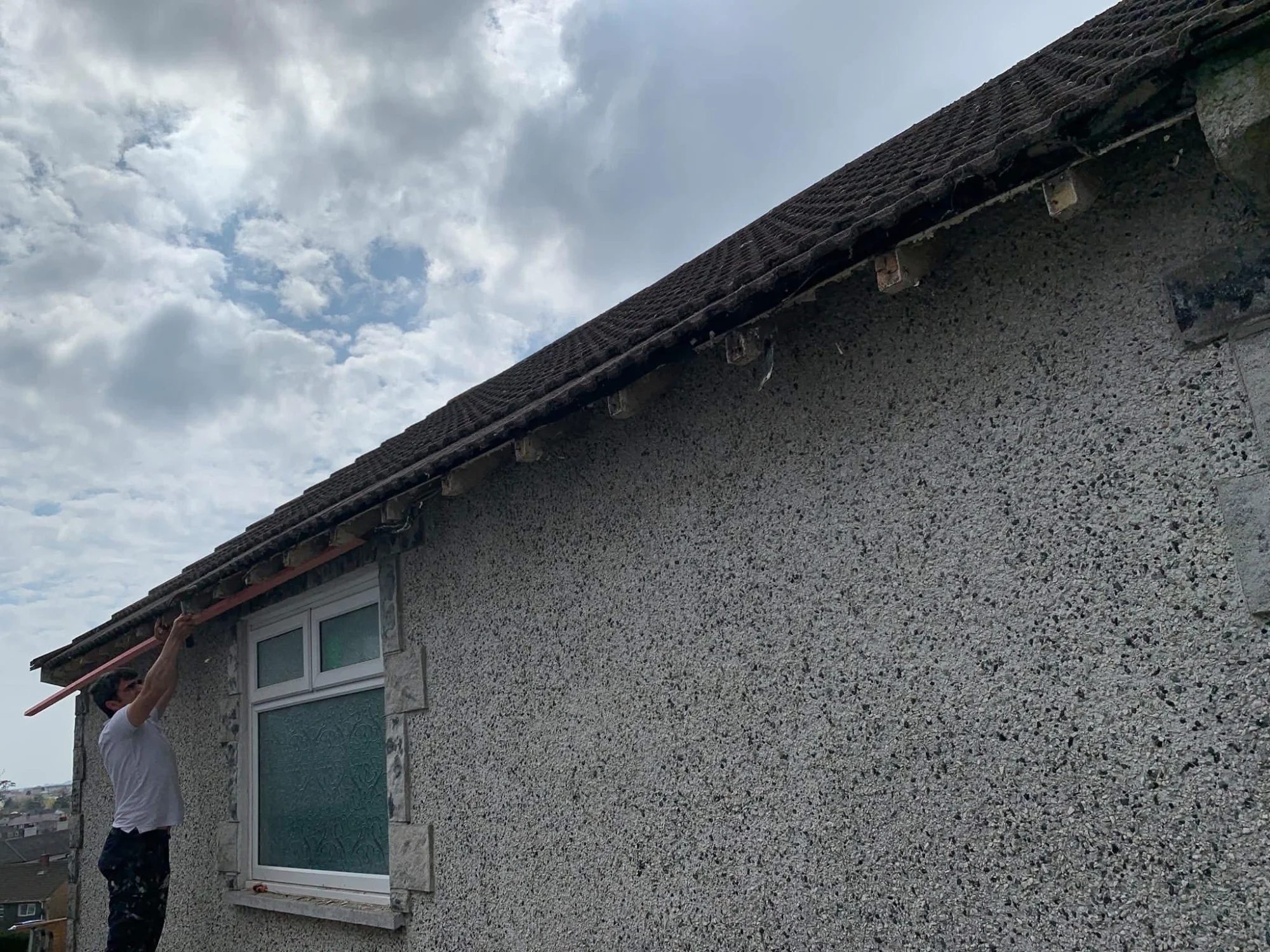 Storm damage roof repairs in Ivybridge