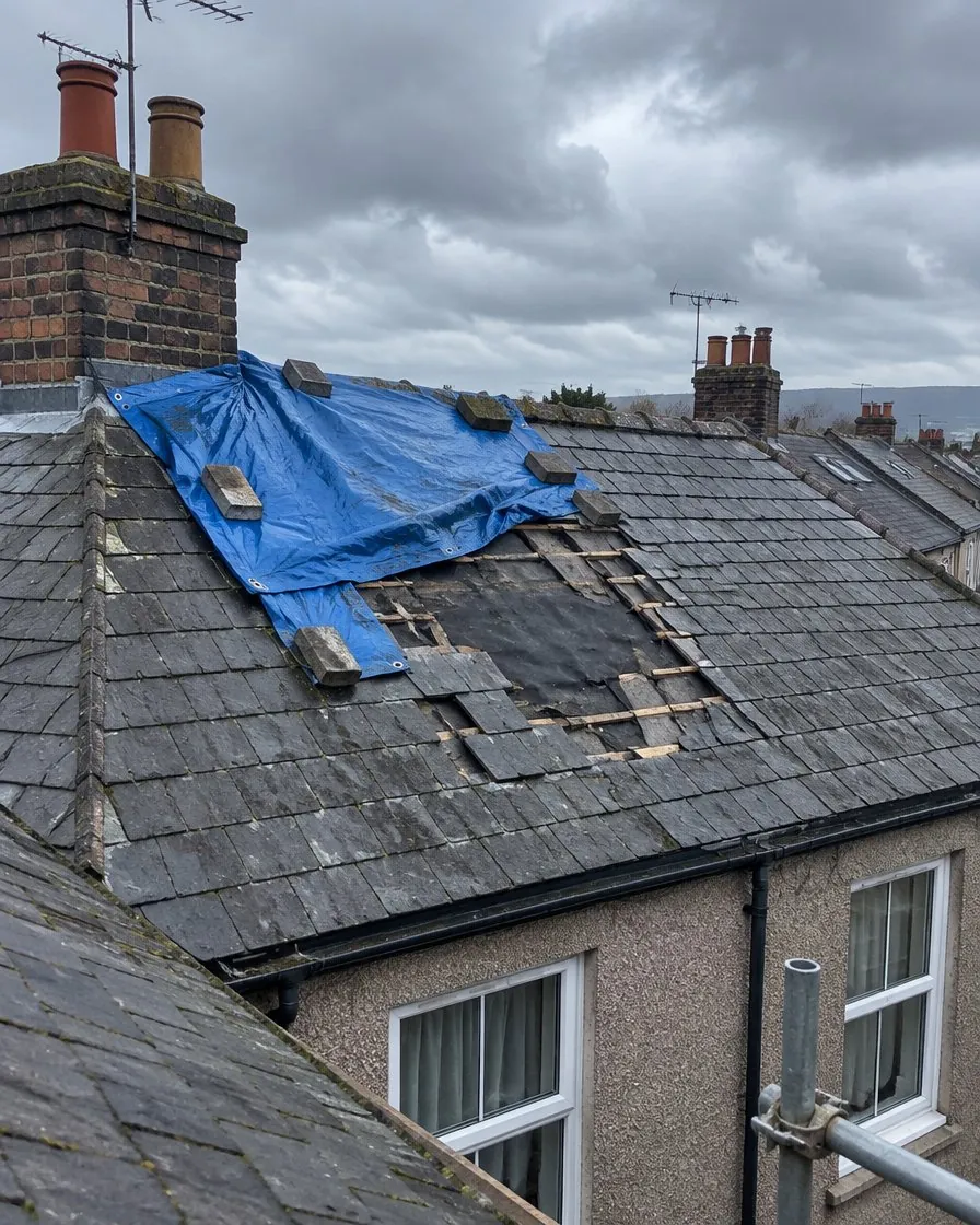 Storm damage and insurance work in Ivybridge